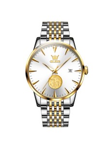 OLEVS 6665 Watch factory Luxury fashion design stainless steel  Mechanical Men Wristwatch custom logo 